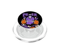 PR or ER Grim Reaper Gym Meme Weightlifting Skeleton PopSockets PopGrip for MagSafe