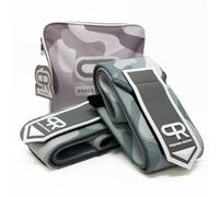 PR Personal Record Elbow Wraps for Weightlifting - Heavy Duty Construction, 25% More Elasticity, Reinforced Stitching, Extra Wide Fastener, Easy to Adjust, (Snow Camo)