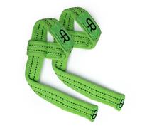 PR Personal Record Heavy Duty Lifting Straps Double Reinforced- Pair (Neon)
