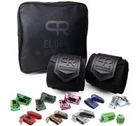 PR Personal Record Heavy Duty Premium Elbow Wraps - All Black