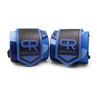 PR Personal Record Heavy Duty Premium Wrist Wraps, More Elasticity, Reinforced Stitching, Extra Wide Strap, Strong Thumb Loop, Larry Wheels Weightlifting Wraps, Lifting Wrist Wraps (Blue Camo)