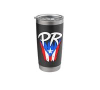PR Puerto Rican Flag - Distressed Stainless Steel Insulated Tumbler