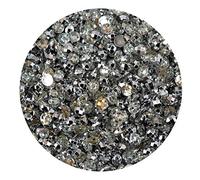 Pracht Creatives Hobby DDH-7005 Freestyle Stones in Metallic Silver, 12 Grams, 2.8 mm Each Sparkling Creating Creative Diamond Dotz Designs