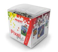 Pracht Creatives Hobby P90035-63501 Fantasie Pixel Fun Craft Kit 15-Create 4 Loc