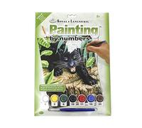 Pracht Creatives Hobby Royal & Langnickel - Paint by Numbers - Black Panther - Contains Paints and Brushes - for Adults and Children from 8 Years