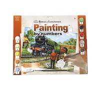 Pracht Creatives Hobby Royal & Langnickel - Paint by Numbers Steam Train Includes Paints and Brushes, for Adults and Children from 8 Years