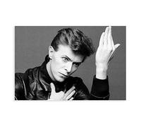 PRACIM David Bowie Heroes Album Cover Music Poster (3) Canvas Poster Bedroom Decor Sports Landscape Office Room Decor Gift Unframe-style 12x18inch(30x45cm)