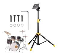 Pract Pad Stand-Regolable Drum Pad Stand | Sturdy Tripod Titles with Low Height Adjustment in Noise for Home, Table, Study, Practice From Music Lessons, Rehearsal Room