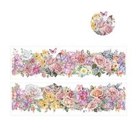 Practiacal Sturdy 200cm Floral PET Tape Portable Home Decoration For Adding Natural Beauty To Any Smooth Items Use Cuttable Flower Tape
