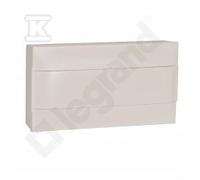 PRACTIBOX S 1x18 Surface-Mount Panel White Door 137426