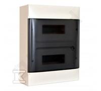 PRACTIBOX S 2x12 Surface-Mount Enclosure Clear Door 135432