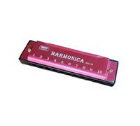 Practical 10 Hole Diatonic Harmonica with Metal Cover Plates and ABS Frame Delivers Rich Sound Perfect for Pit Metal Harmonica