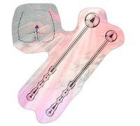 Practical 2Pcs Stainless Steel Practice Props Set，Universal：D，S+M | UKGE06aP, Handheld Design, for Men and Women