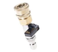 Practical 3/8 Inch Air Flows Control Valves Quick Changing Connectors for Industrial Use Easy Installion Brass Quick Connection Coupling