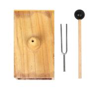 Practical 512Hz Resonance Tuning Fork Wood and Metal Texture Suitable for Physics Education Acoustics Experiment Tool Sound Waves Teaching Aid
