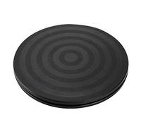 Practical 8" 20cm Black Turntable Round Bonsai 360 Rotating Turntable Pottery Wheel Clay Sculpture Bonsai Rotating