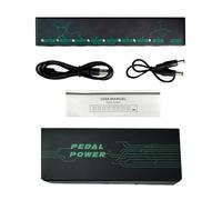 Practical 9V 8 Channel Power Unit Suitable for Musical Instruments 1000mA Output and Aluminum Alloy Texture Housing Guitar Effect Pedal Power Supply Unit