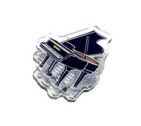 Practical Acrylic Binder Clips with Artistic Designs for Sheet Music and Craft Projects Musical Instrument Shaped Clip