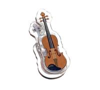 Practical Acrylic Binder Clips with Artistic Designs for Sheet Music and Craft Projects Musical Instrument Shaped Clip