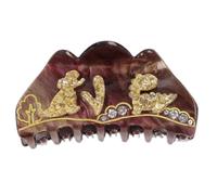 Practical Acrylic Hair Claw In Shell Shape Hair Decoration Hairpieces Party Headwear For Everyday And Party Looks