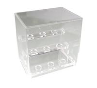Practical Acrylic Storage Box - Durable Acrylic Crystal Holder for Displaying Precious Stones in a Variety of Environments Safe Mineral Collection Holder, フリーサイズ