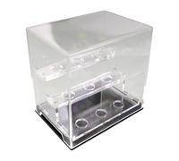 Practical Acrylic Storage Box - Durable Acrylic Crystal Holder for Displaying Precious Stones in a Variety of Environments Safe Mineral Collection Holder, フリーサイズ