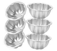 Practical Aluminum Alloy Baking Molds with Acid Resistance Baking Supplies for Commercial Home Use Portable Flower Shape Molds