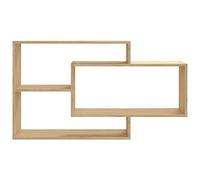 Practical and Decorative Wall Shelves, Storage Solution for Books, Awards, Collectibles, Easy to Install, Ideal for Various Rooms with Wall Shelves White 104x20x58.5 Cm Engineered (Sonoma Oak)
