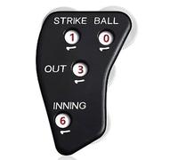 Practical Baseball Counter Clicker Score Keeper 4 Wheel Baseball Referee Clicker for Inning Ball Judges