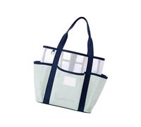 Practical Beach Bag Stylish Handbag Hollow Out Design Handbags for Pool and Outdoor Activities with Spacious Interior Mesh Wash Bag