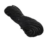 Practical Black Rope Coil with a Diameter of 6mm & Length of 30M Essential Tool for Any Project Requiring Secure Bundling or Tying