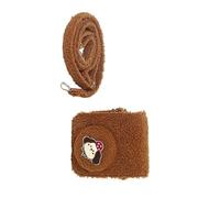 Practical Camera Housing Protective Leather Construction Portable Protective Case Scratch Resistant Cover Plush Protective Cover, brown, Mass Beauty