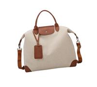 Practical Canvas Carryall Bag Casual Crossbody Bags for Sports Travel Shoulder Bag with Multiple Storage Pockets Lightweight Yoga Duffle