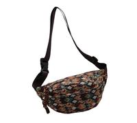 Practical Canvas Crossbody Bag Fashionable Money Pouches Shoulder Purse Satchel For Women With Internal Compartments Stylish Blue Accessory