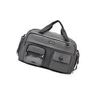 Practical Canvas Travel Organizers Bag Leakproof Partition Various Carry Handles for Gym Swimming Outdoor Trip Large Capacity Travel Bags