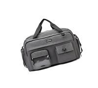Practical Canvas Travel Organizers Bag Leakproof Partition Various Carry Handles for Gym Swimming Outdoor Trip Luggage Storage Bag