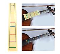 Practical Cello Fret Board Finger Position Marker Sticker for Cello Practice Beginners with Sturdy Adhesiveness for Easy Removal, Including 4/4, 3/4, (4/4) (3/4) (1/4)