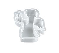 Practical Christmas Theme Mold with Detailed Design Sculpture for Crafting Unique and Resin Art Christmas Mold Silicone