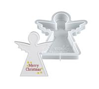 Practical Christmas Theme Mold with Detailed Design Sculpture for Crafting Unique and Resin Art Christmas Mold Silicone