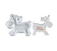 Practical Christmas Theme Mold with Detailed Design Sculpture for Crafting Unique and Resin Art Multipurpose Silicone Craft Mold Ornament Molds