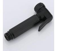 Practical Chrome Douche Bidet, Handheld Shattaf Spray, Muslim Shower Head (Black)