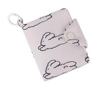 Practical Coin Bag Cable Organiser Korean Fashion Florals/Rabbits Printed Wallet Card Holder for Students and Women Creative Coin Purse