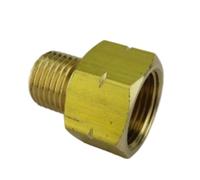 Practical Copper Adapters 3/8Inch 1/4Inch Left Thread Accessory for Stove Connectors Fittings High Pressures Copper Adapter