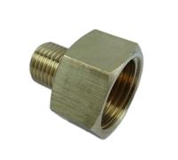 Practical Copper Adapters 3/8Inch 1/4Inch Left Thread Accessory for Stove Connectors Fittings High Pressures Copper Adapter