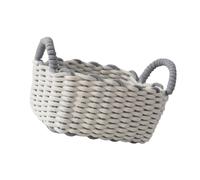 Practical Cotton Rope Storage Baskets Desk Storage Case Portable Organizers For Modern Living Space Saving Home Use Kitchen Organizers Basket
