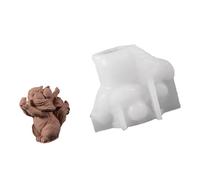 Practical Craft Mold Squirrel Shape Supplies Ornament Silicone Texture for Clay Wax and Resin Crafting Squirrel Figurine Mold
