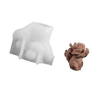 Practical Craft Mold Squirrel Shape Supplies Ornament Silicone Texture for Clay Wax and Resin Crafting Squirrel Figurine Mold