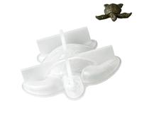 Practical Craft Mold Turtle Shape Supplies Ornament Molds Silicone Texture for Clay Wax and Resin Crafting Making Mold