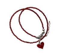 Practical Delicate Diamonds Accent Love Pendant Necklace Fashion Jewelry Accessory For Special Occasions Gifts Giving Fashionable Love Themed Necklace