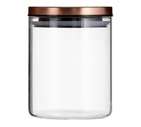 Practical Design Rose Gold Lid 700ml Storage Jar, Elegant House Spice Jars, Durable Organizer For Kitchen